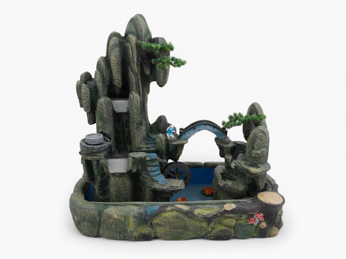 假山流水喷泉